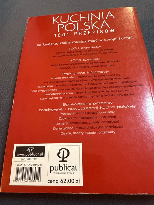 Książka kucharska Kuchnia Polska