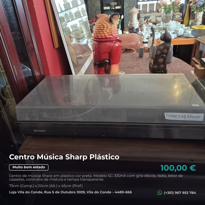 Centro Música Sharp Plástico