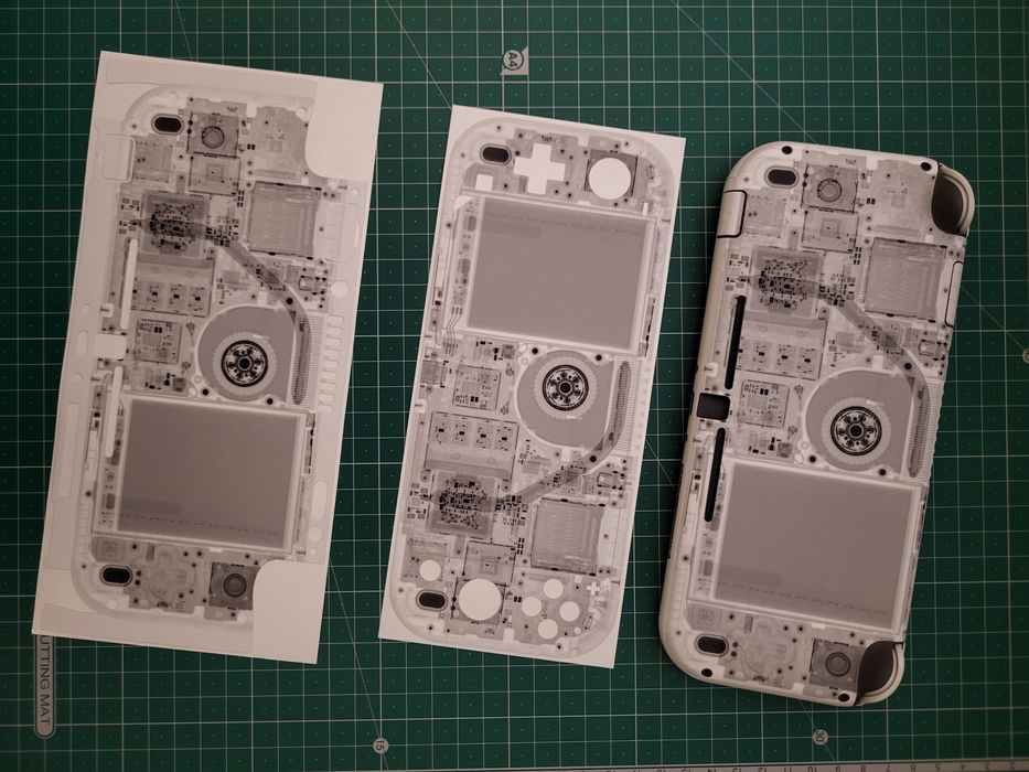 Skin dbrand x-ray light para Switch Lite - glass fit