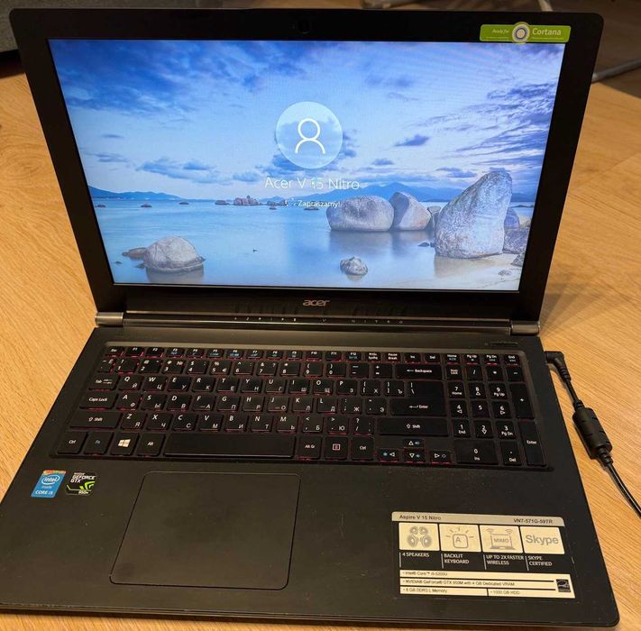 laptop ACER Aspire v  15 NITRO