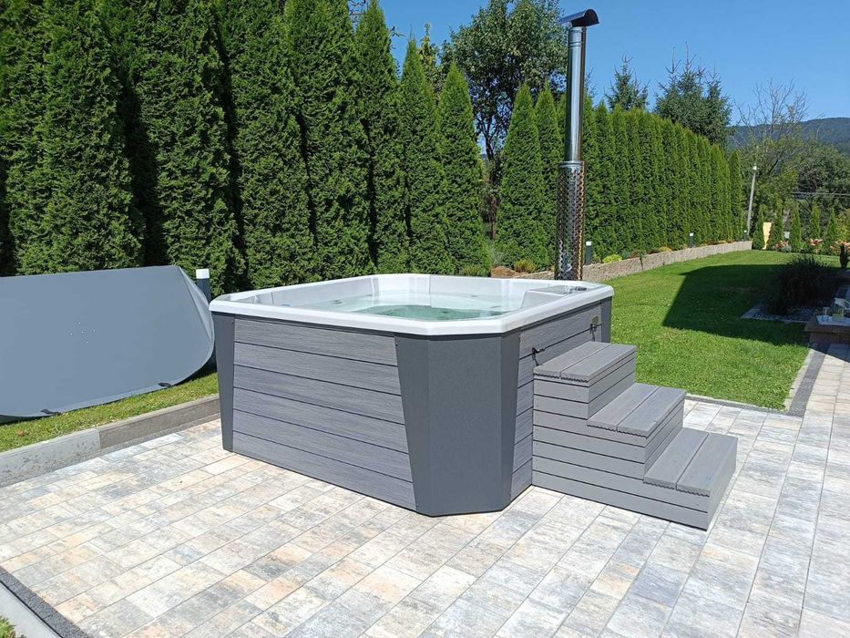 "ETNA" 5 osobowe Jacuzzi hydro Jakość PREMIUM!Wanna SPA gorąca beczka!