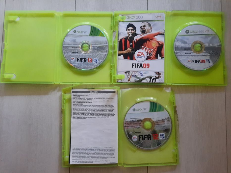 3 gry  Fifa  XBOX 360