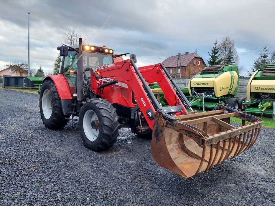 MASSEY FERGUSON 5475, MIĘKKA OŚ, TUZ, ładowacz + krokodyl