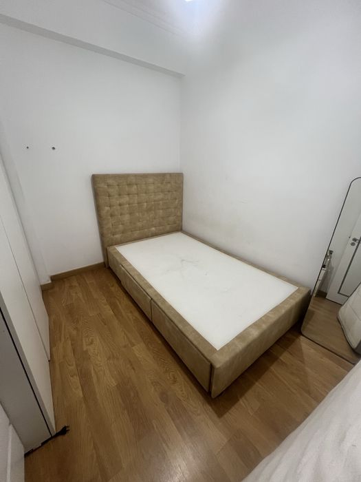 Larger Single/Full-Double Bed with Storage and Spacious Design