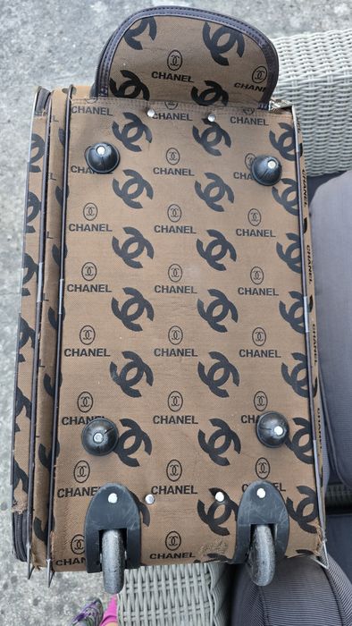 Torba podróżna walizka na kółkach jak   guess chanel