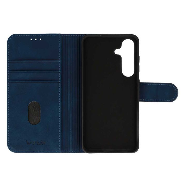 Etui Kabura Granatowa do Samsung Galaxy S24 Plus + Szkło Hartowane