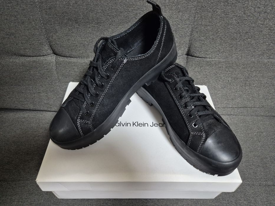 Оригинальные мужские замшевые кеды Calvin Klein Jeans