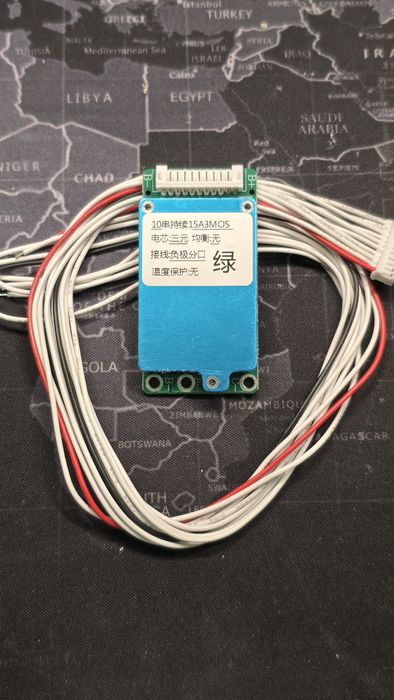 Плата BMS 10s 15a