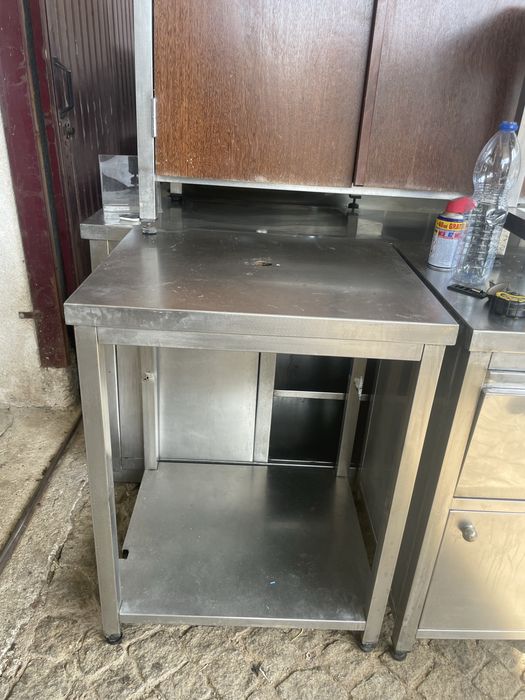 Bancada de aço inoxidável