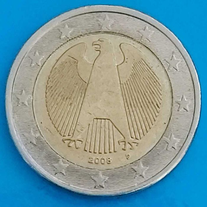 2 Euros de 2008 Letra D da Alemanha