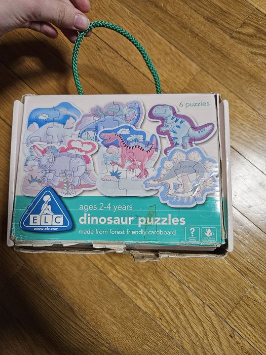 Дитячі Пазли у вигляді Динозаврів