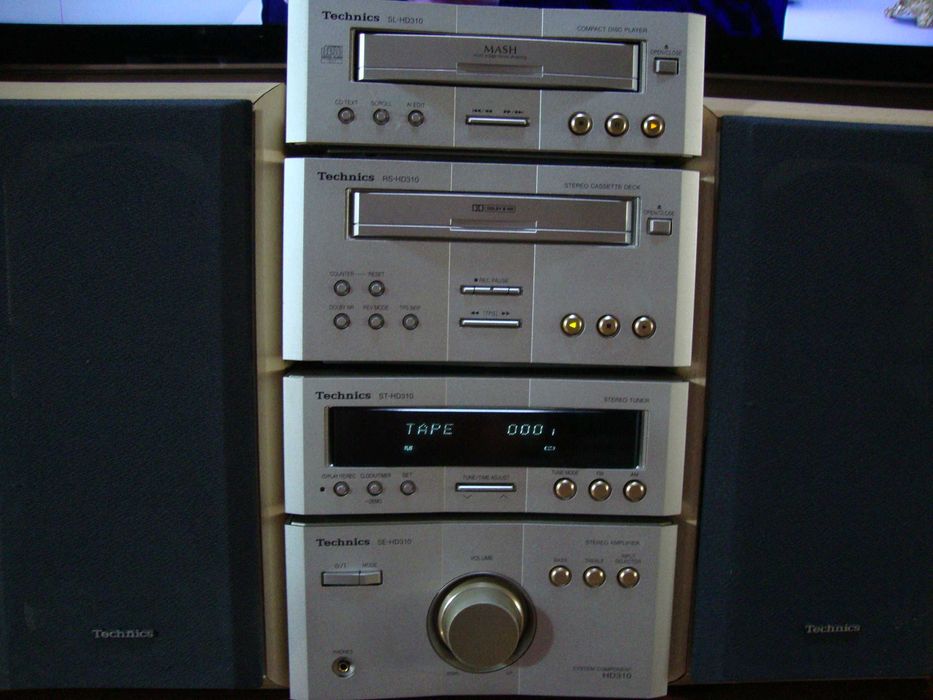 Rarytas! Technics mini-wieża_Sprawna i Piękna _ Kolumny+pilot