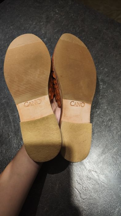 Шкіряні мюлі Cano (Huaraches) преміум, ручна робота, розмір 39