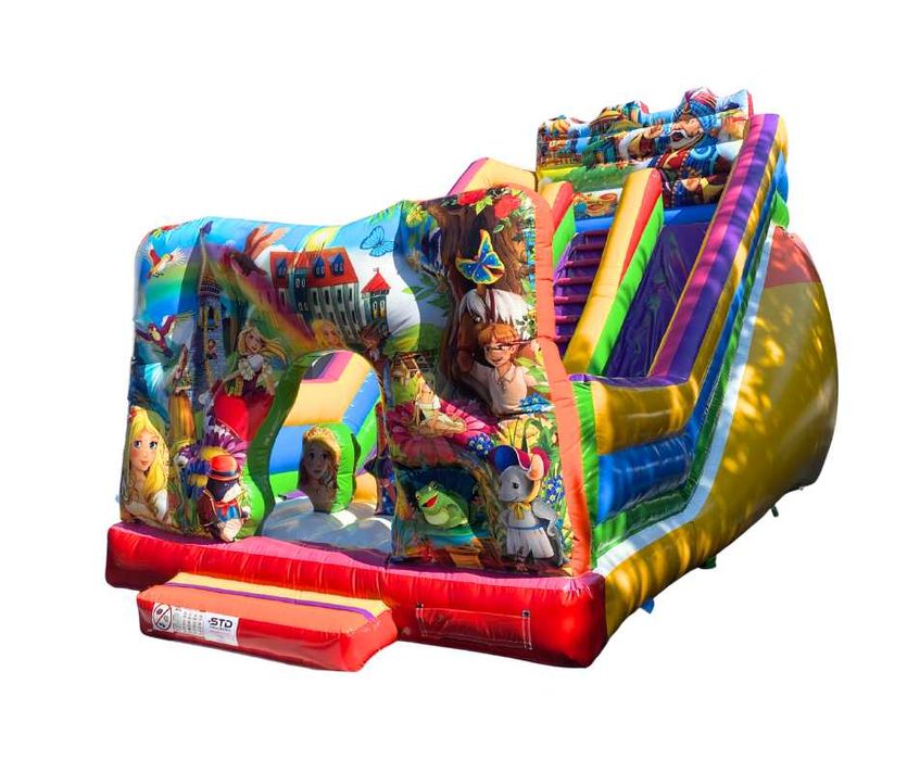 STD dmuchane zjeżdżalnie place zabaw zamki tory przeszkód