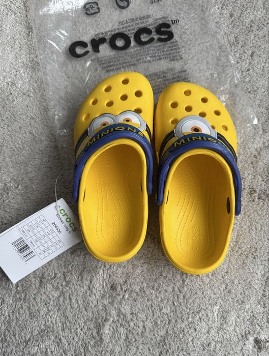 Сабо Crocs C12 Classic Minions Kids clog С12 18,5 см 28 29 міньйони
