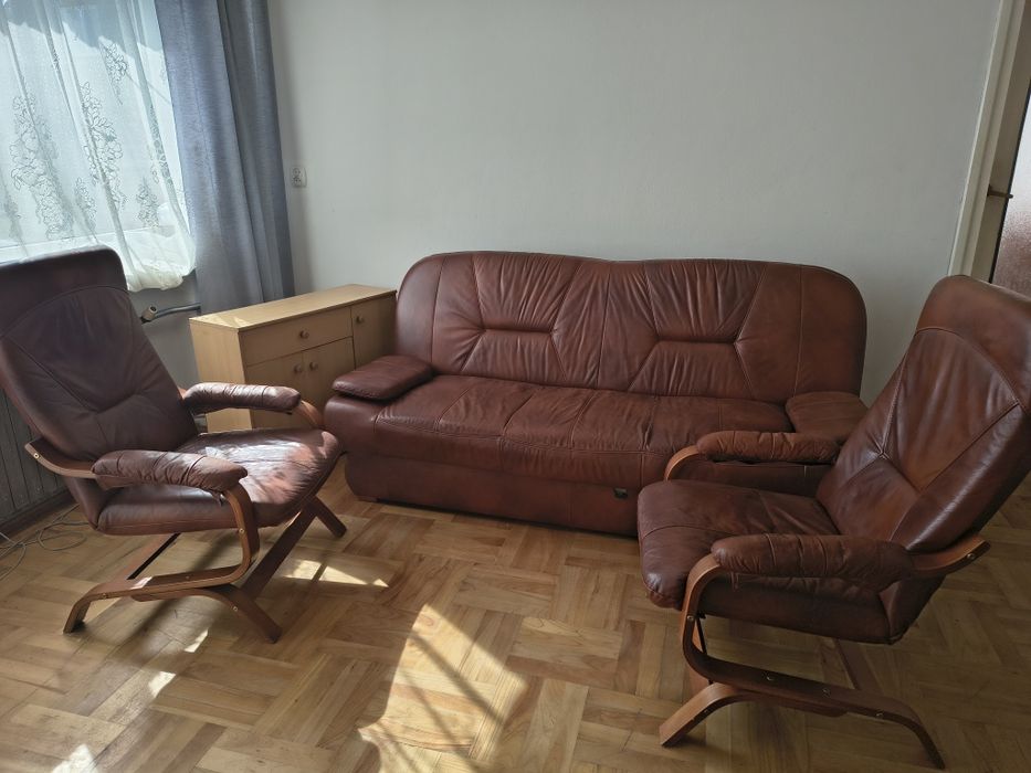 Wersalka + 2 fotele, szafka gratis