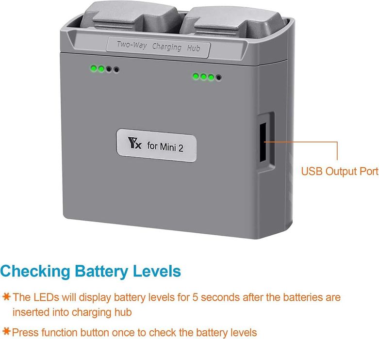 Centro de carregamento bidirecional para Drones DJI