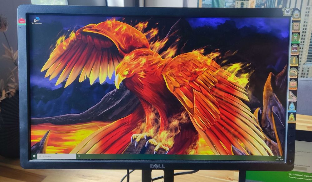 Monitor 20 cali Dell na kabel VGA