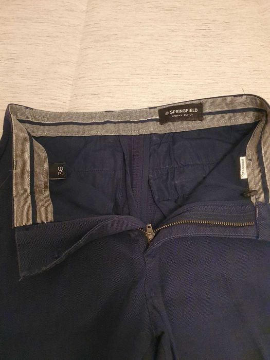 Calças Chino Azul Escuro Springfield - T 36