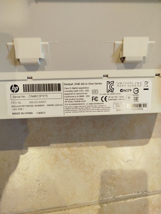 Empressora HP deskjet 2540