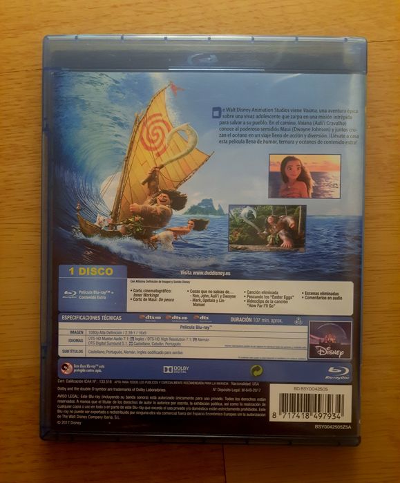 Blueray filme Vaiana