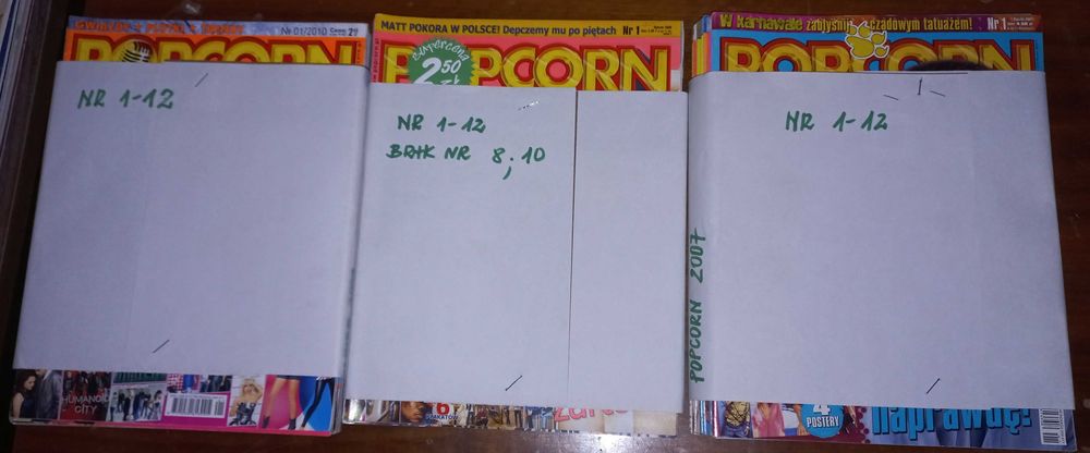 Popcorn magazyn muzyczny 34 sztuki, plakaty