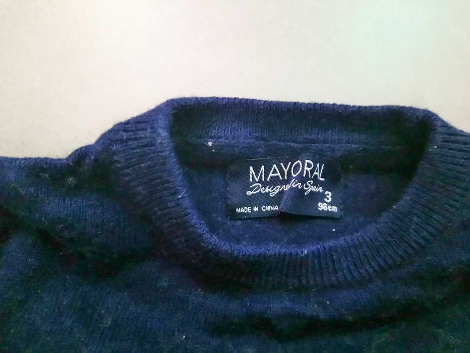 sweter chłopięcy MAYORAL r. 98 dla chłopca 36m