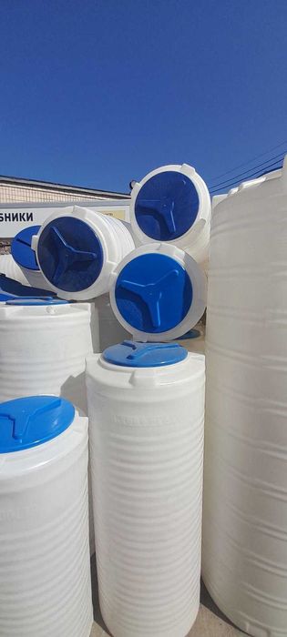 Бочки баки резервуари до 10 000 л, квадратні, прямокутні, циліндричні