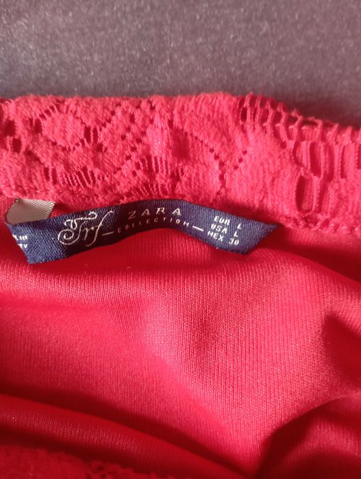 Vestido Vermelho Zara L