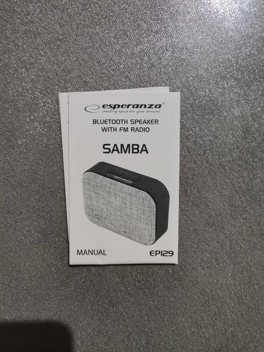 Coluna Bluetooth com Rádio FM Samba ESPERANZA