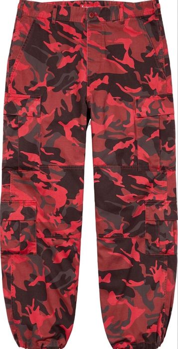 Штани Supreme Cargo Pants ss23 red camo