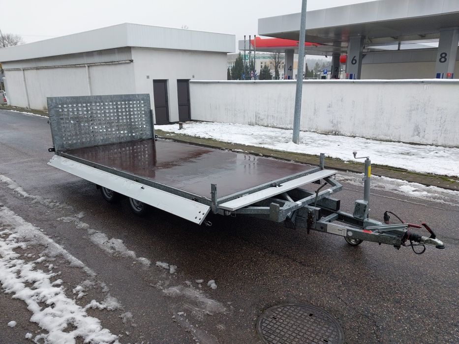Przyczepa laweta uchylana platforma Bockmann  3000 DMC 2018r Rampa