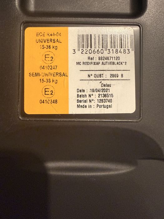 Fotelik samochodowy Maxi Cosi 15-36 kg isofix