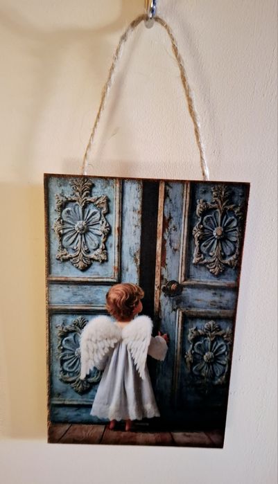 Obrazki zawieszki na ścianę ręcznie zdobione Rękodzieło Prezent