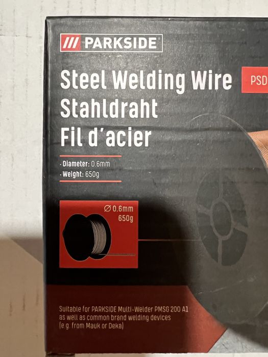Зварювальний сталевий дріт Parkside