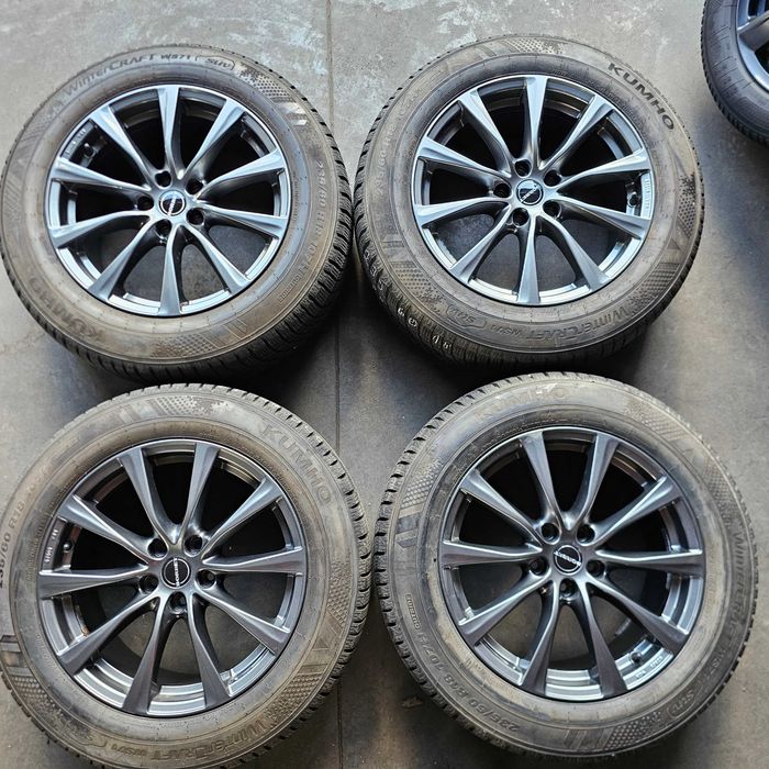 4szt używane felgi aluminiowe BORBET 8x18 ET45 5x114,3