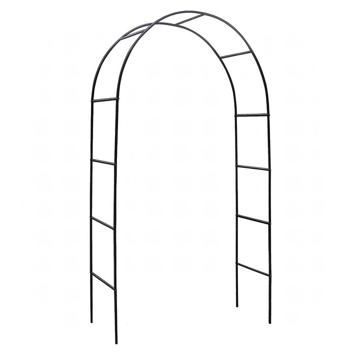 Pergola Ogrodowa Metalowa Łuk Na Kwiaty max. 2.2m x 2.4m Róże Pnącza