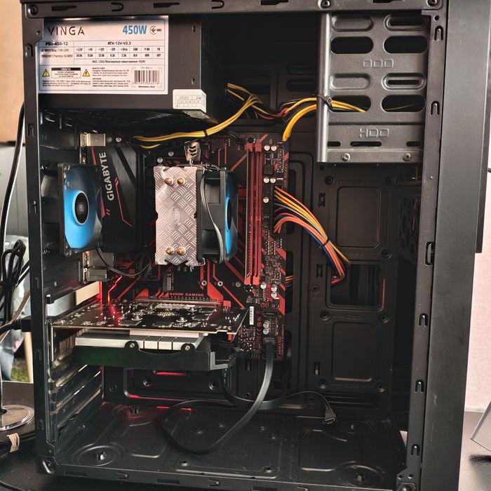 Компьютер Gigabyte B450M Gaming / Ryzen 3 1200 / RX 550 4GB / 8GB DDR4