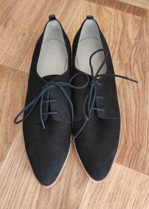 Туфлі нубук Navyboot