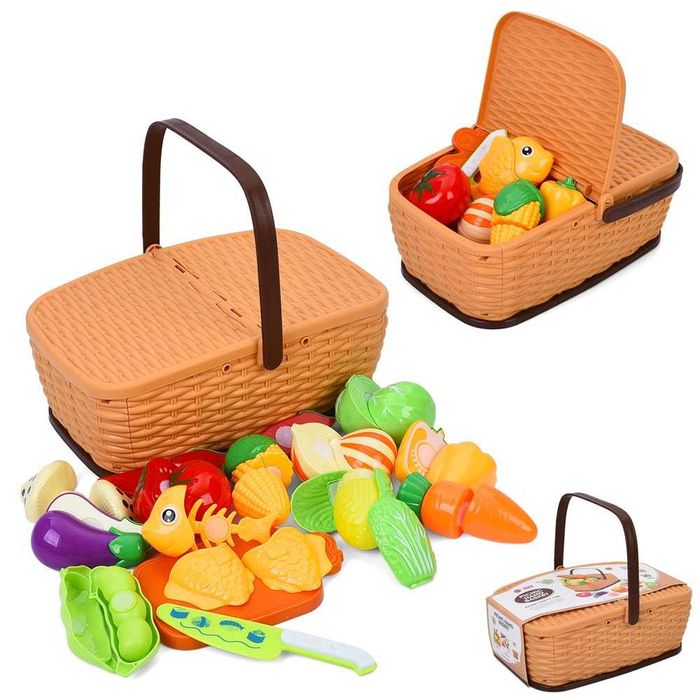 Іграшкові овочі. Набір "Продукти"