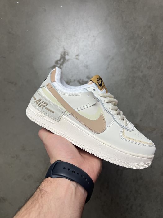 Кросівки жіночі Nike Air Force 1 Shadow Sail Fossil Light Bone Beige