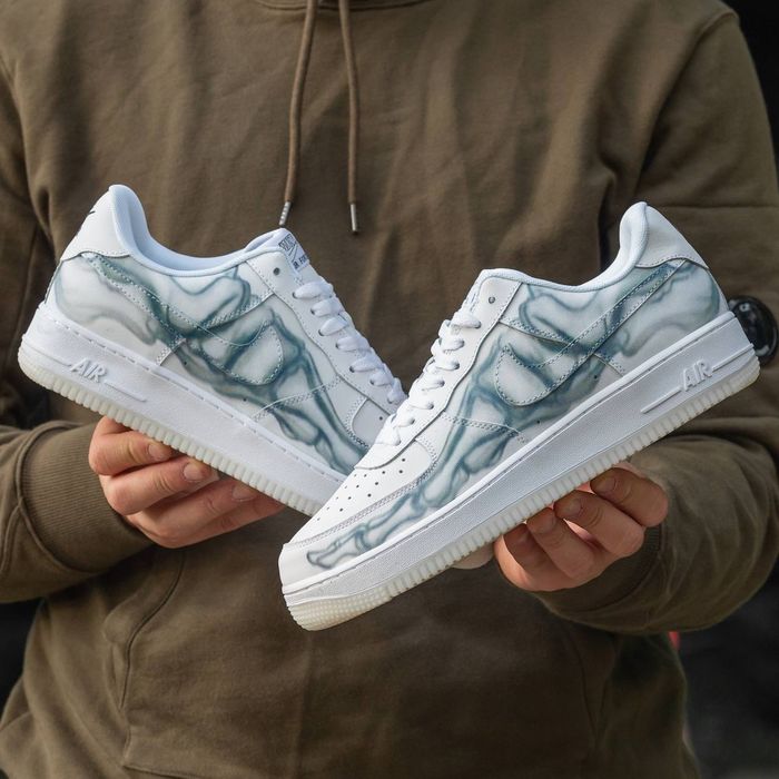 БЕЗ ПРЕДОПЛАТ ‼️Nike Air Force Skeleton/ Найк Айр Форс Скелетон / Неон