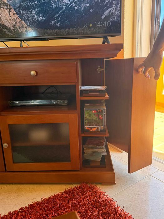 Mesa centro sala e apoio TV