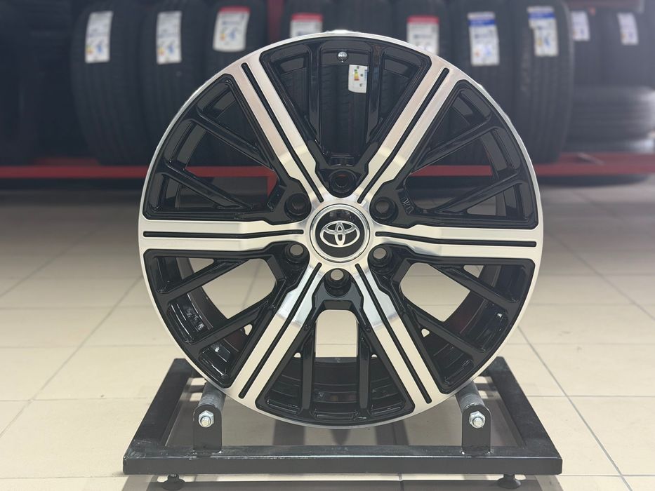 Диски REPLICA FB TY392 R20 6x139.7 Black Machined Face (Toyota Land Cruiser / Hilux / Fortuner)