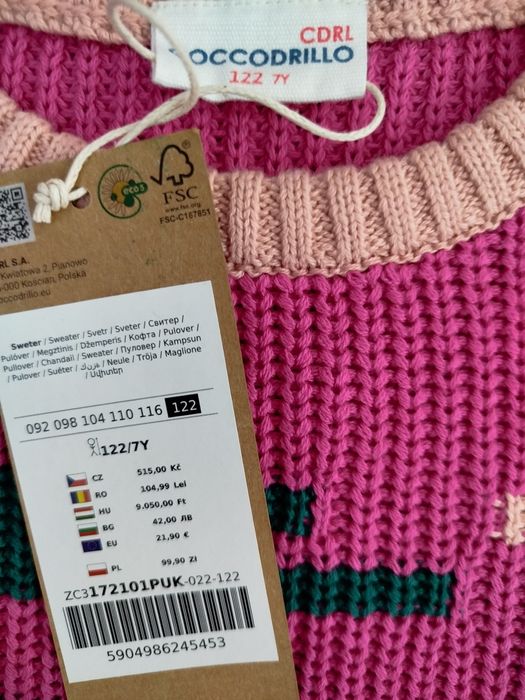 Sweter dziecięcy Cocodrillo 122