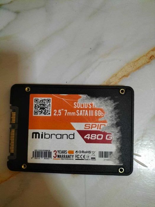 SSD 480gb Mibrand Spider