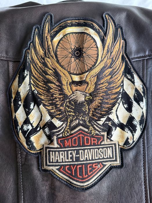 Casaco cabedal Harley Davison original