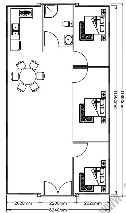 Casa Modular expansível - T3 -  Pronto para Entrega