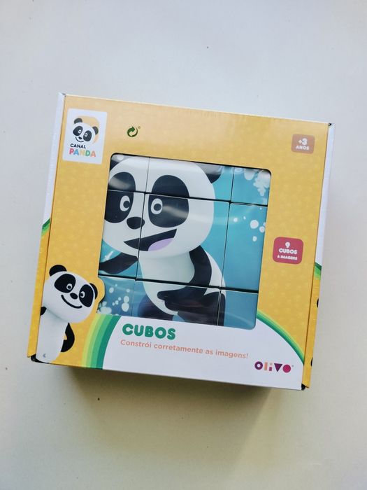 Panda - Quebra-cabeças puzzle Cubos NOVO