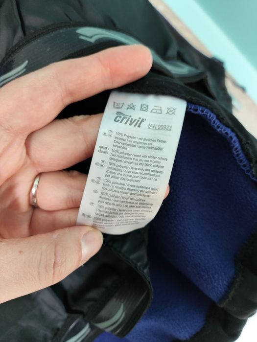Kurtka Softshell Crivit M 40/42 czarna granatowe wstawki